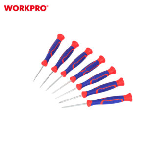 PRECISION SCREWDRIVER SET（PHILLIPS +SLOTTED) 7PC CR-V WORKPRO