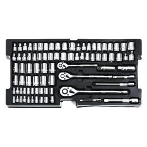 MECHANICS TOOL SET WITH 3-DRAWER HEAVY DUTY METAL BOX 408PC WORKPRO - Image 4