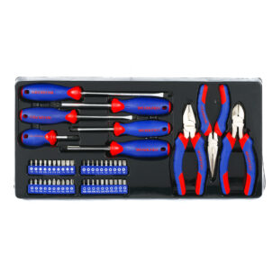 MECHANICS TOOL SET WITH 3-DRAWER HEAVY DUTY METAL BOX 408PC WORKPRO - Image 3
