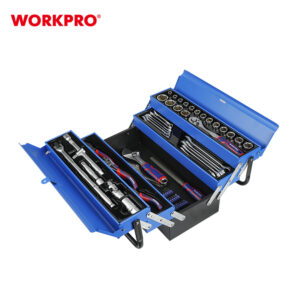TOOL SET WITH 5-TRAY CANTILEVER TOOLBOX 93PC WORKPRO - Image 4