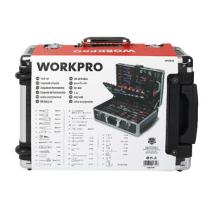 WORKPRO 145PC ALUMINUM BOX TOOL SET WITH PULL ROD - Image 2