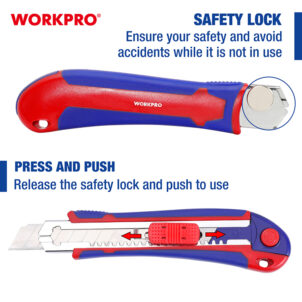 AUTO-LOAD SNAP-OFF KNIFE 18MM WORKPRO - Image 6