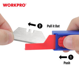 UTILITY KNIFE BLADES WITH HEAVY DUTY BOX 10PC SK5 WORKPRO - Image 5