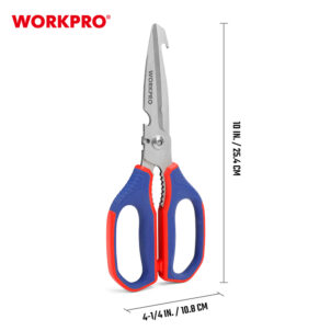 MULTI FUNCTION KITCHEN SCISSORS 250MM (10") WORKPRO - Image 4