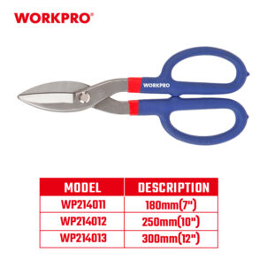 STRAIGHT TIN SNIP 250MM (10") WORKPRO - Image 2