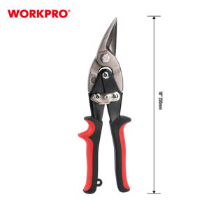 LEFT CUT AVIATION TIN SNIP 250MM (10") WORKPRO - Image 4