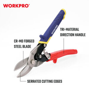 STRAIGHT AVIATION TIN SNIP 250MM (10") WORKPRO - Image 4