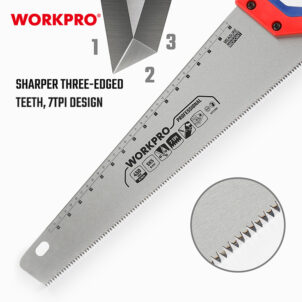 HAND SAW, 7TPI 450MM (18") SK5 WORKPRO - Image 3