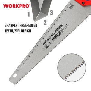 HAND SAW, 7TPI 500MM (20") SK5 WORKPRO - Image 4