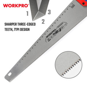 HAND SAW, 7TPI 600MM (24") SK5 WORKPRO - Image 2