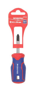 SLOTTED SCREWDRIVER WITH TRI-COLOR HANDLE, 6.5X200MM CR-V WORKPRO - Image 2