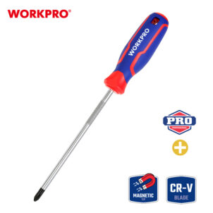 PHILLIPS SCREWDRIVER WITH TRI-COLOR HANDLE, PH2X200MM CR-V WORKPRO - Image 7