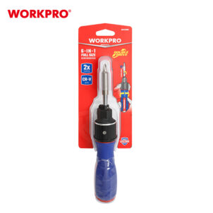 DOUBLE DRIVE FULL SIZE SCREWDRIVER  6-IN-1 WORKPRO - Image 8