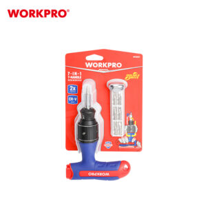 DOUBLE DRIVE T-HANDLE SCREWDRIVER 7-IN-1 WORKPRO - Image 8
