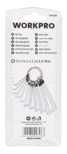 HEX KEYS SET 10PC WORKPRO - Image 7