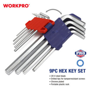 WORKPRO 9PC HEX KEY SET(METRIC) - Image 6