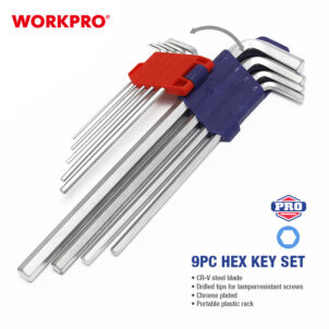 LONG ARM HEX KEY SET(METRIC) 9PC WORKPRO - Image 5