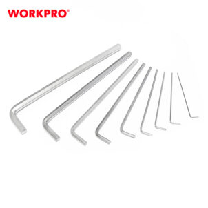 LONG ARM HEX KEY SET(METRIC) 9PC WORKPRO - Image 4