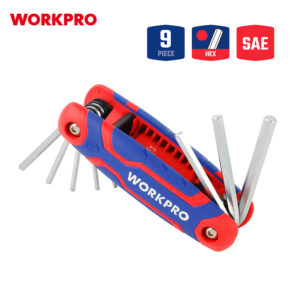FOLDING HEX KEY SET(SAE) 9PC WORKPRO - Image 4