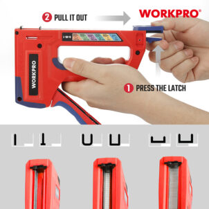 STAPLE GUN 6-IN-1 WORKPRO - Image 4