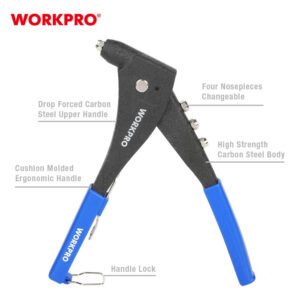 HAND RIVETER, ALUMINUM 250MM 10" WORKPRO