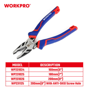 COMBINATION PLIER 200MM (8") CR-V WORKPRO - Image 7