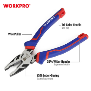 COMBINATION PLIER 200MM (8") CR-V WORKPRO - Image 3