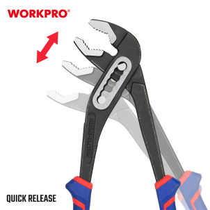 WATER PUMP PLIERS 250MM (10") CR-V WORKPRO - Image 3