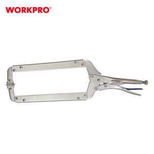 C-CLAMP LOCKING PLIERS WITH SWIVEL PADS 280MM (11") WORKPRO