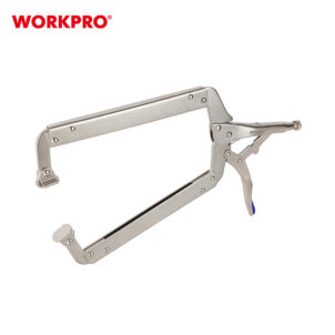 C-CLAMP LOCKING PLIERS WITH SWIVEL PADS 280MM (11") WORKPRO - Image 2