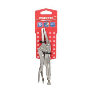 LONG NOSE STRAIGHT JAW LOCKING PLIERS 165MM (6-1/2") CR-V WORKPRO - Image 7