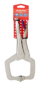 C-CLAMP LOCKING PLIERS WITH SWIVEL PADS 280MM (11") WORKPRO - Image 3