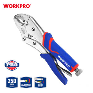 CURVED JAW LOCKING PLIERS 250MM (10") CR-V WORKPRO - Image 5