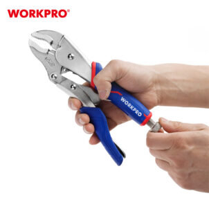 CURVED JAW LOCKING PLIERS 250MM (10") CR-V WORKPRO - Image 2