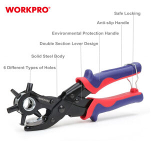 HIGH-LEVERAGE PUNCH PLIERS WORKPRO - Image 2
