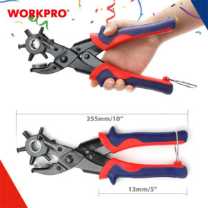 HIGH-LEVERAGE PUNCH PLIERS WORKPRO - Image 9