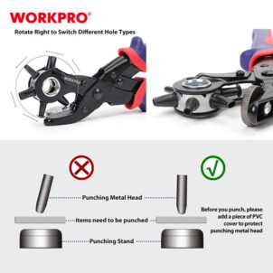 HIGH-LEVERAGE PUNCH PLIERS WORKPRO - Image 7
