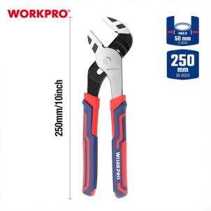 WATER PUMP PLIERS 10" CR-NI WORKPRO - Image 2