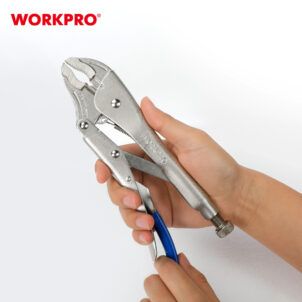 CURVED JAW LOCKING PLIERS 180MM (7") CR-MO WORKPRO - Image 3