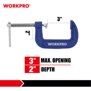 C-CLAMP 150MM (6") WORKPRO - Image 8