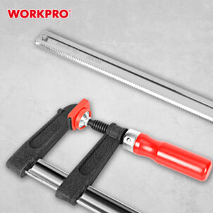 STEEL BAR CLAMP WITH WOODEN HANDLE  50X200MM WORKPRO - Image 4