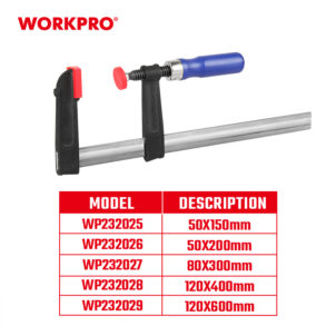 STEEL BAR CLAMP WITH WOODEN HANDLE  50X200MM WORKPRO - Image 6