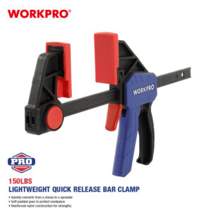 LIGHTWEIGHT QUICK RELEASE BAR CLAMP 300MM (12") WORKPRO - Image 6