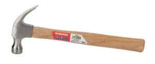 CURVED CLAW HAMMER WITH WOODEN HANDLE 450G (16OZ) WORKPRO