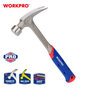 ONE-PIECE FORGED CLAW HAMMER WITH AIR CUSHION HANDLE 560G (20OZ) WORKPRO - Image 6