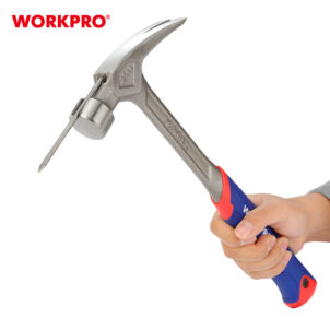 ONE-PIECE FORGED CLAW HAMMER WITH AIR CUSHION HANDLE 560G (20OZ) WORKPRO - Image 4