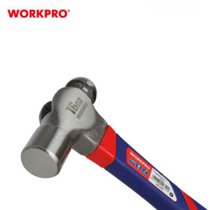 BALL PEIN HAMMER WITH FIBERGLASS HANDLE 675G (24OZ) WORKPRO - Image 4