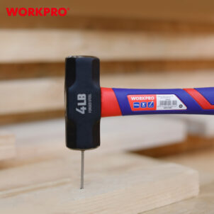 STONE HAMMER WITH FIBERGLASS HANDLE 2000G WORKPRO - Image 6