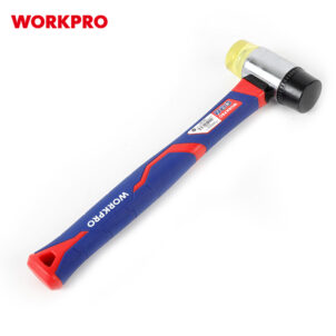 DOUBLE FACE HAMMER WITH FIBERGLASS HANDLE WORKPRO - Image 4