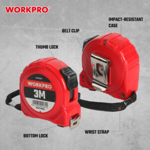 PLASTIC TAPE MEASURE 3MX16MM WORKPRO - Image 5